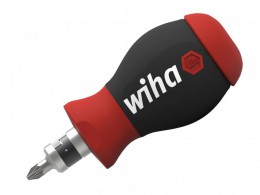 Wiha Magnetic SoftFinish® Stubby Screwdriver with Bit Magazine £24.79